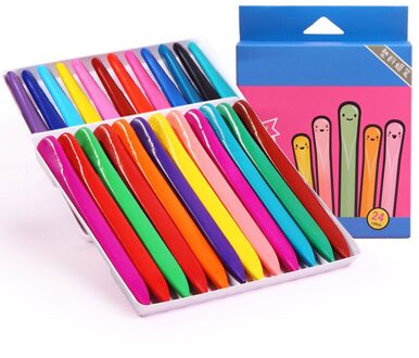 36 Kleuren Driehoekige Kleurpotloden Driehoekige Colouring Potlood Voor Studenten Kids Kinderen KQS8 24 kleuren