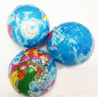 36 Stks/partij Aankomst Aarde Model Massage Ontspanning Bal Squeeze Relief Hand Anti Stress Reliever Bal Mood Speelgoed MR188