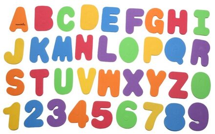 36 stks/partij Kids Floating Bad Letters Nummers Sticker Kinderen Badkamer Educatief Speelgoed Kleurrijke Baby Baden Vroeg Leren Speelgoed