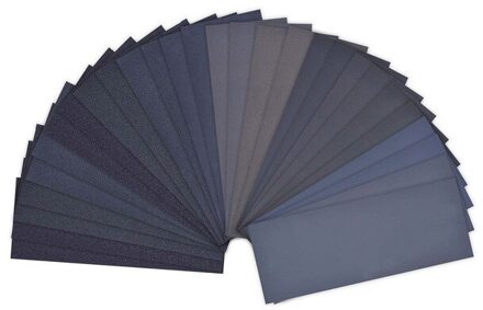 36 Stuks Schuurpapier Girt 120 Tot 3000 Nat & Droog Voor Automotive Schuren Houten Meubelen Afwerking Metalen Werk Automotive Schuurpapier