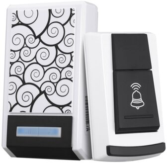 36 Tunes Draadloze Afstandsbediening Deurbel Met LED Licht Waterdicht Deurbel voor Thuis Kantoor