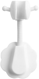 360 ° Douchekop Houder Verstelbare Zelfklevende Douchekop Bracket Wall Mount Met 2 Haken Stand Spa Badkamer Universele abs 01