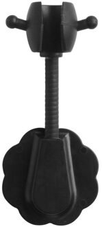 360 ° Douchekop Houder Verstelbare Zelfklevende Douchekop Bracket Wall Mount Met 2 Haken Stand Spa Badkamer Universele abs 02