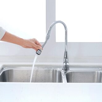 360 ° Graden Swivel Tap Beluchter Sink Mixer Kraan Nozzle Dual Spray Plastic Spuit Kraan Nozzle Keuken Tool Flexibele Tap