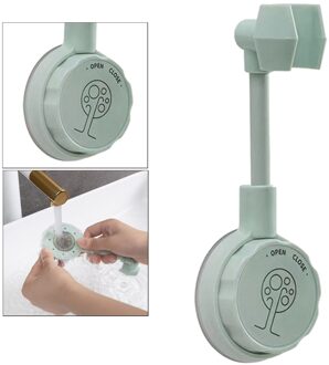 360 ° Punch-Gratis Universele Verstelbare Douche Beugel Badkamer Douchekop Houder Wandmontage Aanpassen Beugel Licht Groen
