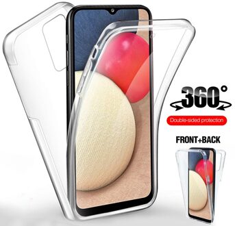 360 ° Transparante Beschermhoes Voor Samsung Galaxy A02s Een 02 S A02 S Sm-a025f 6.5 ''Samsun Galax Siliconen telefoon Cover Coque A46s