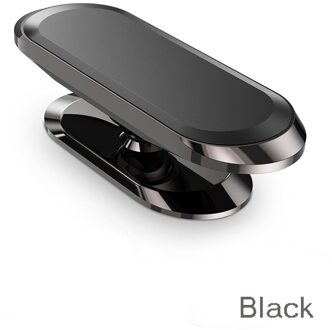 360 ° Universele Auto Telefoon Houders Magnetische Telefoon Stand Smartphone Auto Mounts Zinklegering Smartphone Suport zwart
