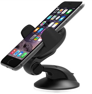 360 Auto Clip Zonneklep Mobiele Telefoon Houder Stand Soporte Movil Voor Iphone Xs Gps Achteruitkijkspiegel houder Auto Mobiele zwart 2