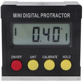 360 Degree Digital Protractor Inclinometer Electronic Level Box Magnetic Base Measuring Tools