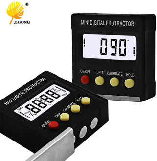 360 Degree Mini Digital Protractor Inclinometer Electronic Level Box Magnetic Base Measuring Tools