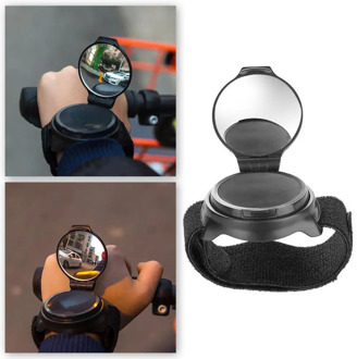 360 Degree Rotating Adjustable Wrist Band Road Bicycle Tools Mountain Bike Motorcycle Riding Mirror Rearview Cycling Access Y5N3