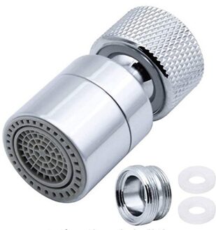 360 Gegree Swivel Tap Water Saving Kraan Messing Verstelbare 2 Modi Keuken Badkamer Kraan Waskolf Filter Met Nozzle Adapter