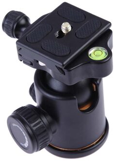 360 Graden 1/4 "Schroef Camera Statief Monopod Ball Head Quick Release Plaat