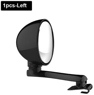360 Graden Auto Dodehoekspiegel Auto Achteruitkijkspiegel Zone Spiegel Draaibaar 2 Side Groothoek Exterieur Achteruitkijkspiegel Veiligheid accessoire 1stk-links-zwart