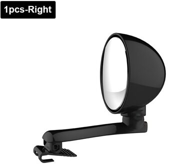 360 Graden Auto Dodehoekspiegel Auto Achteruitkijkspiegel Zone Spiegel Draaibaar 2 Side Groothoek Exterieur Achteruitkijkspiegel Veiligheid accessoire 1stk-rechtsaf-zwart