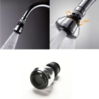 360 Graden Diffuser Nozzle Filter Mesh Adapter Water Waskolf Swivel Hoofd Saving Tap Kraan Beluchter Connector