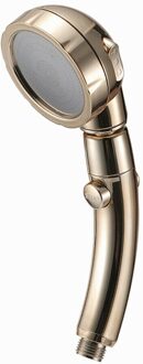 360 Graden Draaibare Douchekop Verstelbare Waterbesparende Douchekop 3 Modus Douche Water Druk Douchekop Met Stop Knop goud