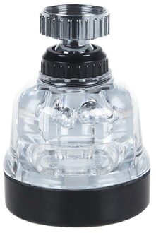 360 Graden Draaibare Sproeikop Tap Duurzaam Kraan Filter Nozzle 3 Modi Kitchentap Nozzle Torneiras Tap Filter Kraan #40 zwart