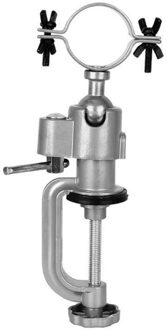 360 Graden Draaitafel Multifunctionele Draaibank Aluminium Draaitafel Vise Platte Neus Tang Elektrische Boor Beugel Roterende Tool stijl 2