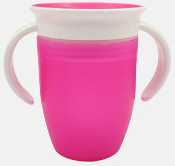 360 Graden Gedraaid Baby Leren Drinkbeker Kids Water Voeden Bekers Fles Met Dubbele Handvat Flip Deksel Lekvrije Magic cup 1