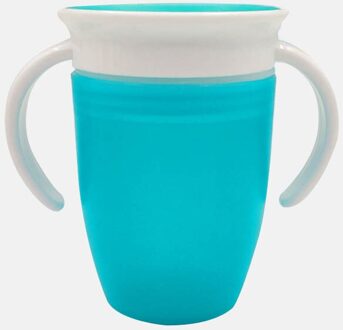 360 Graden Gedraaid Baby Leren Drinkbeker Kids Water Voeden Bekers Fles Met Dubbele Handvat Flip Deksel Lekvrije Magic cup
