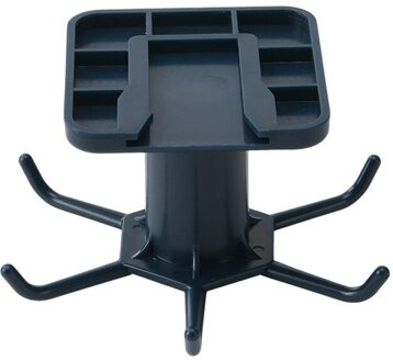 360 Graden Gedraaid Keuken Haken Zelfklevende 6 Haken Home Muur Deur Haak Handtas Kleding Ties Tas Hanger Opknoping Rack blauw