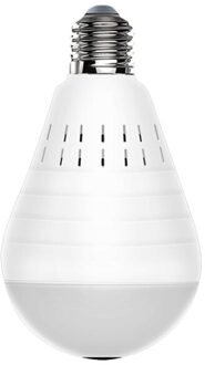 360 Graden Led Licht 960P Draadloze Panoramisch Home Security Beveiliging Video Wifi Cctv Fisheye Bulb Lamp Ip Camera Twee manieren Audio