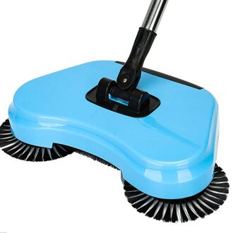 360 Graden Manual Rotary Vegen Mop Multifunctionele Mechanische Veegmachine Hand Push Schoonmaken Bezem Stofafscheider Licht Geel
