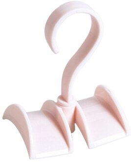 360-Graden Rotatie Closet Hanger Handtas Opslag Purse Opknoping Rack Houder Haak Roterende Kast Haak Hanger #30 roze