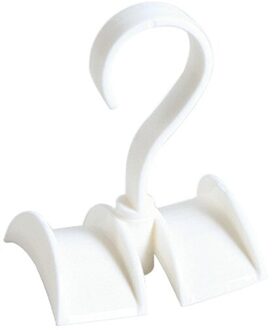 360-Graden Rotatie Closet Hanger Handtas Opslag Purse Opknoping Rack Houder Haak Roterende Kast Haak Hanger #30 wit