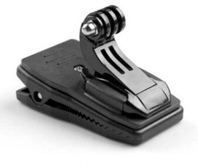 360 Graden Rotatie Rugzak Hoed Quick Clip Clamp Mount + J-haak Gesp Basis Voor Hero 7/6/5/4/3/3 +/2/1 Sjcam Xiaomiyi