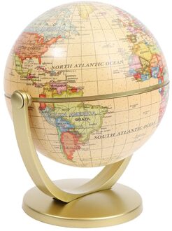 360 Graden Roterende Wereldbol Aarde Antieke Home Office Desktop Decor Geografie Educatief Schoolbenodigdheden Kinderen Leren
