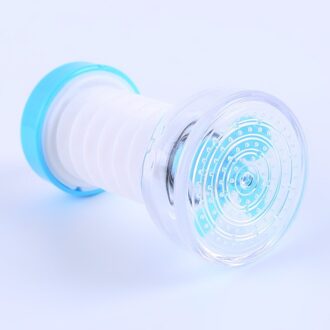 360 Graden Thuis Draaibaar Water Waskolf Swivel Hoofd Waterbesparende Kraan Beluchter Nozzle Tap Adapter Apparaat Met Actieve Kool blauw