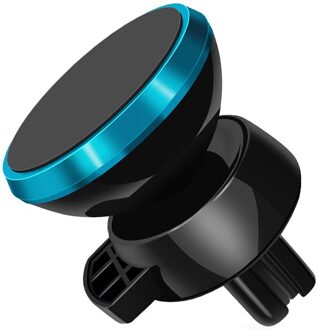 360 Graden Universele Magnetische Houder Rotatie Auto Gps Magneet Mount Telefoon Houder Voor Iphone Xs Smart Telefoon Voor Tablet blauw