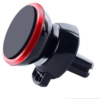 360 Graden Universele Magnetische Houder Rotatie Auto Gps Magneet Mount Telefoon Houder Voor Iphone Xs Smart Telefoon Voor Tablet rood