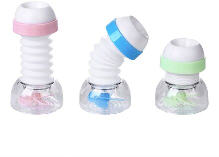 360 Graden Verstelbare Water Tap Anti Splash Water Extension Filter Douche Badkamer Toilet Thuis Keuken Bad Kraan Extender 3stk