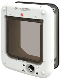 360 Microchip - Kattenluik - 24,5x19x10 cm - Wit