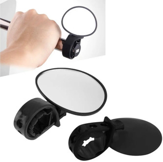 360 Rotate Bicycle Mirror Bike Handlebar Cycling Bike Rear View Mirror Bicycle Safe Rearview Mirror Universal Adjustable