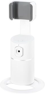 360 Rotatie Handheld Gimbals Ondersteuning Statief Live Smart Follow-Up Tracking Houder Camera Voor Foto Vlog Live Video Record camera wit