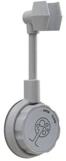 360 Roterende Douche Houder Douche Badkamer Accessoires Universele Verstelbare Douchekop Ondersteuning Houder Stand licht grijs