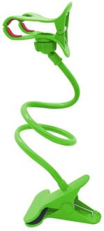 360 Roterende Flexibele Lange Armen Mobile Phone Holder Desktop Bed Lui Beugel Telefoon Stand Voor iPhone Samsung Tablet groen