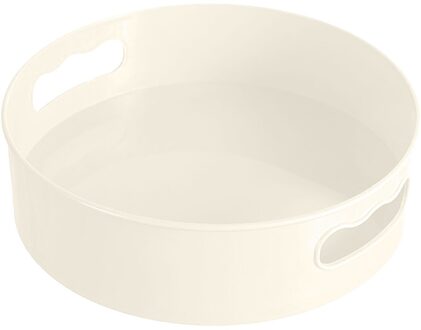 360 Roterende Lade Keuken Opslag Containers Voor Kruidkruik Snack Voedsel Lade Badkamer Opbergdoos Non Slip Cosmetica Organisator wit