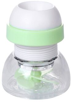 360 Verstelbare Flexibele Keukenkraan Kraan Extender Splash-Proof Water Filter Outlet Hoofd Water Saving Sproeier Filter Diffuser 3-groen
