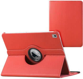 360° Draaibare Bookcase Ipad 10.2 (2019 / 2020) Tablethoes - Rood