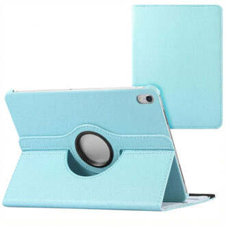 360° Draaibare Bookcase Ipad 10.2 (2019 / 2020) Tablethoes - Turquoise