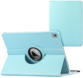 360° Draaibare Bookcase Ipad 10.2 (2019 / 2020) Tablethoes - Turquoise