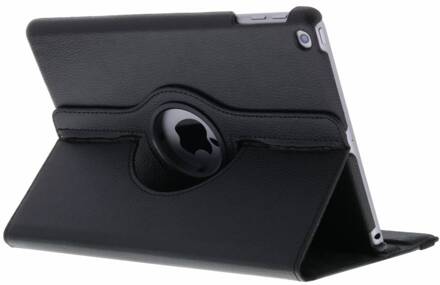 360° Draaibare Bookcase Ipad (2017) / (2018) Tablethoes - Zwart
