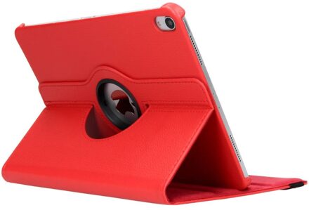 360° Draaibare Bookcase Ipad Pro 11 (2018) Tablethoes - Rood