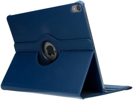 360° Draaibare Bookcase Ipad Pro 12.9 (2018) Tablethoes - Blauw