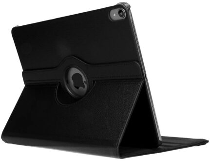 360° Draaibare Bookcase Ipad Pro 12.9 (2018) Tablethoes - Zwart